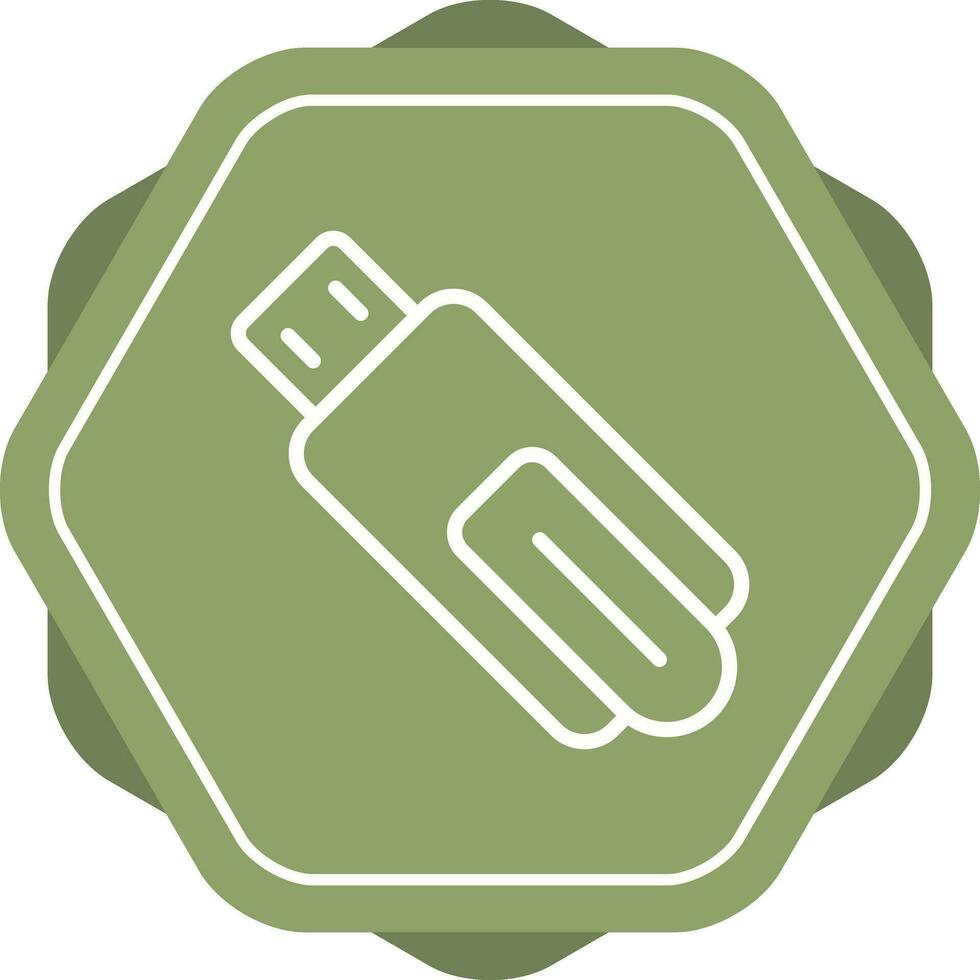 USB Flash Drive Vector Icon