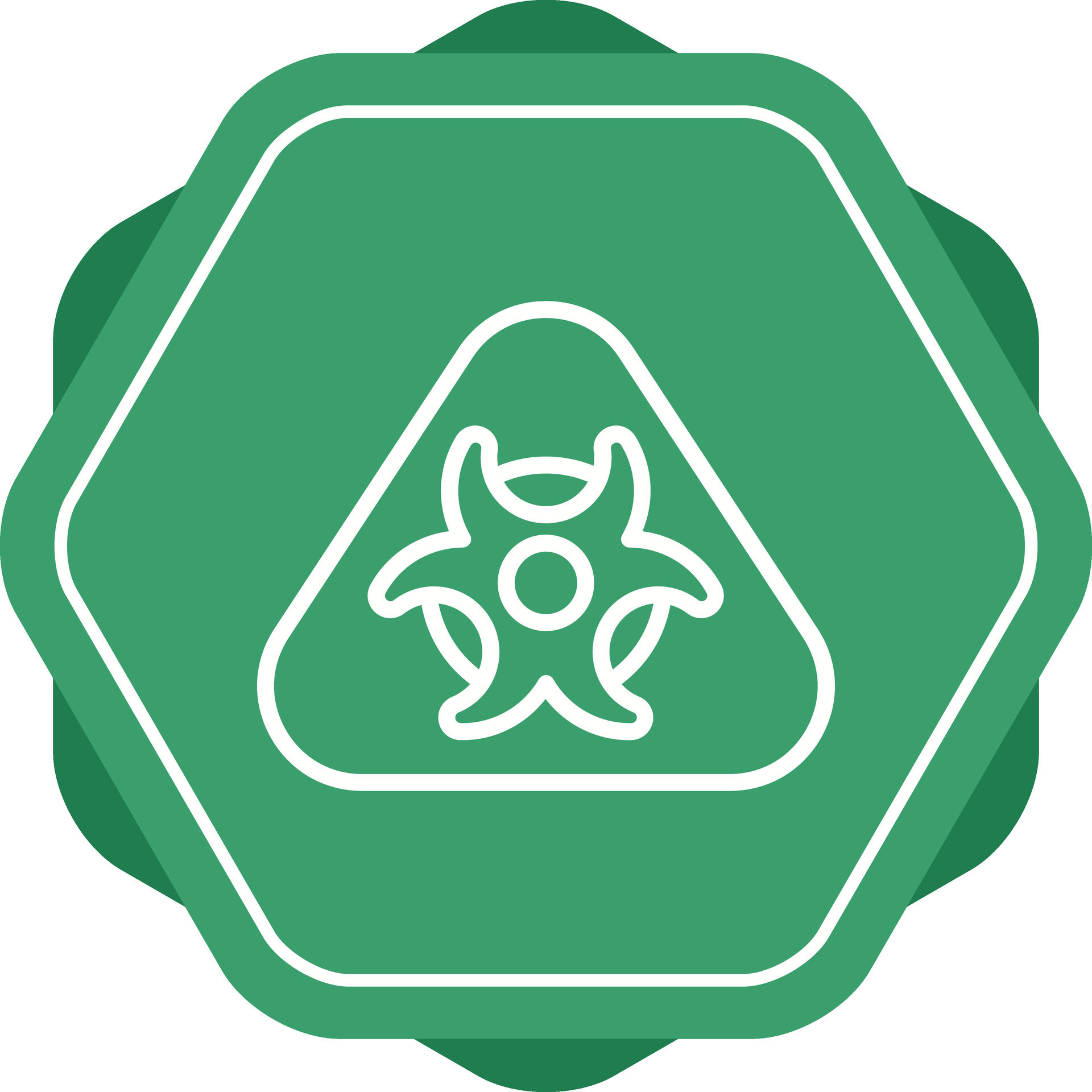 Hazardous materials symbol Vector Icon 26339111 Vector Art at Vecteezy