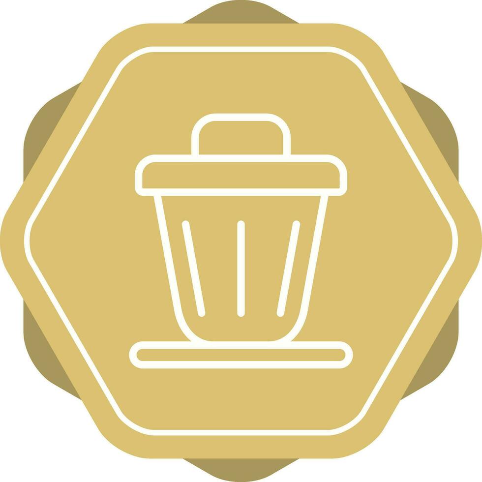 Trash bin Vector Icon