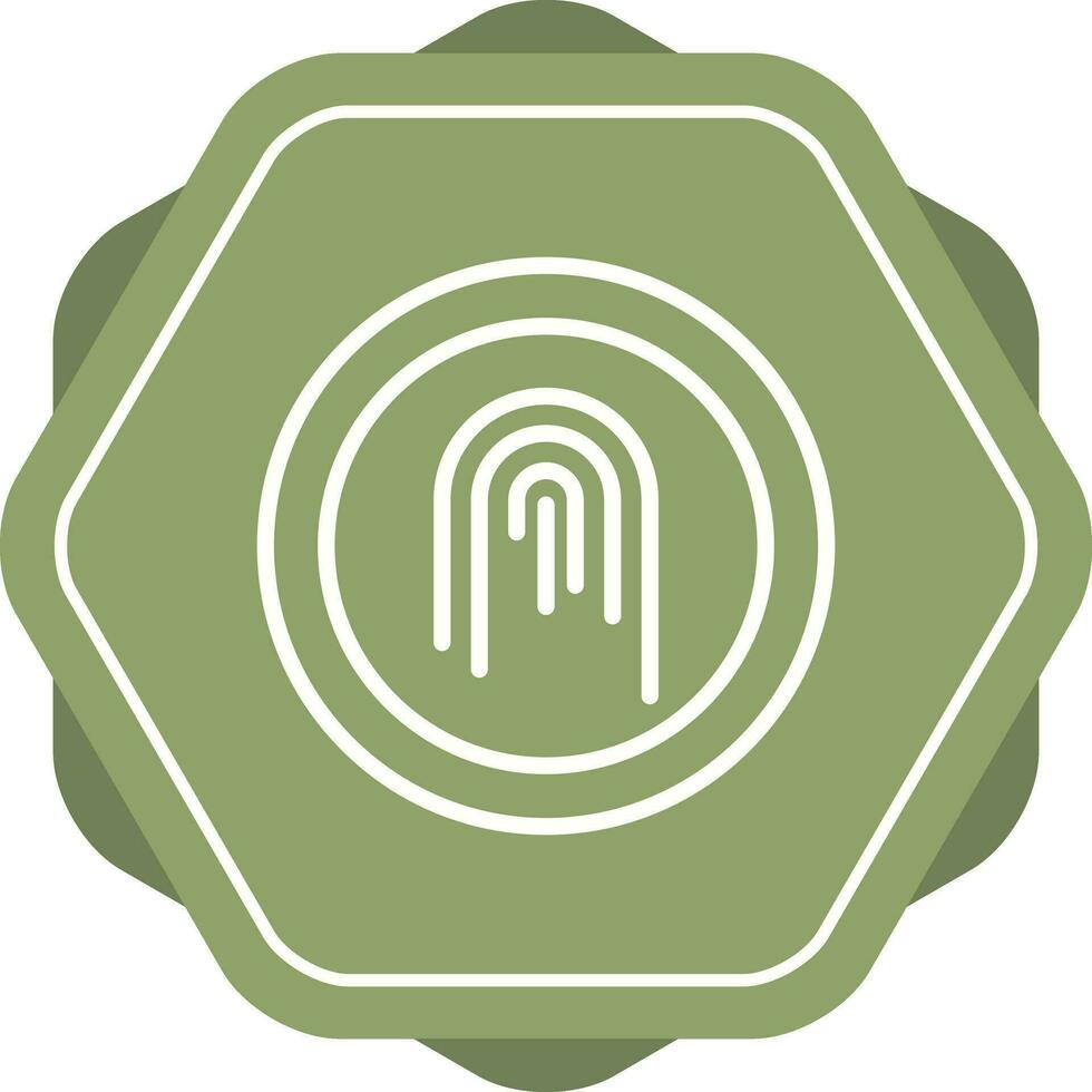 Fingerprint Vector Icon