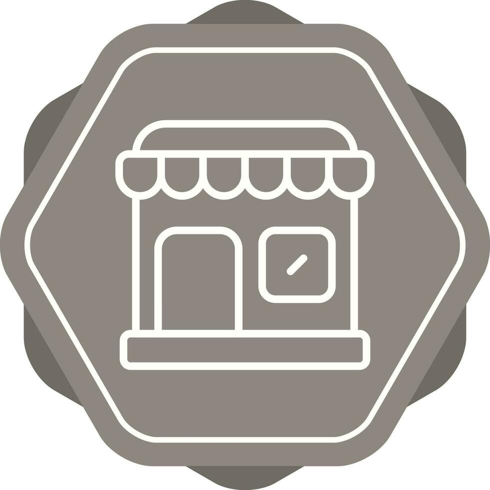 icono de vector de tienda