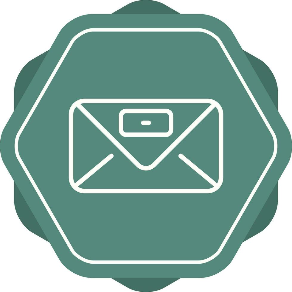 Envelope with stamp Vector Icon