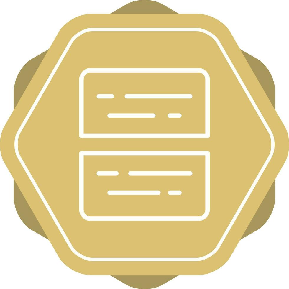 Document Split Vector Icon