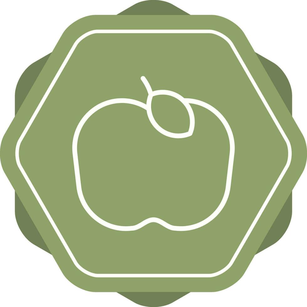 icono de vector de manzana