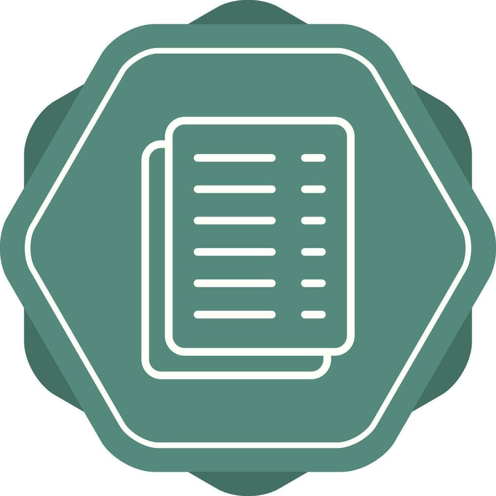 icono de vector de documento