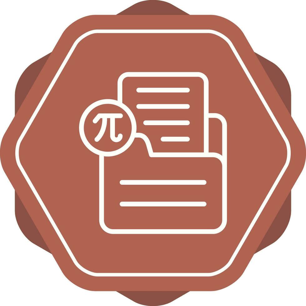 Document Insert Formula Vector Icon