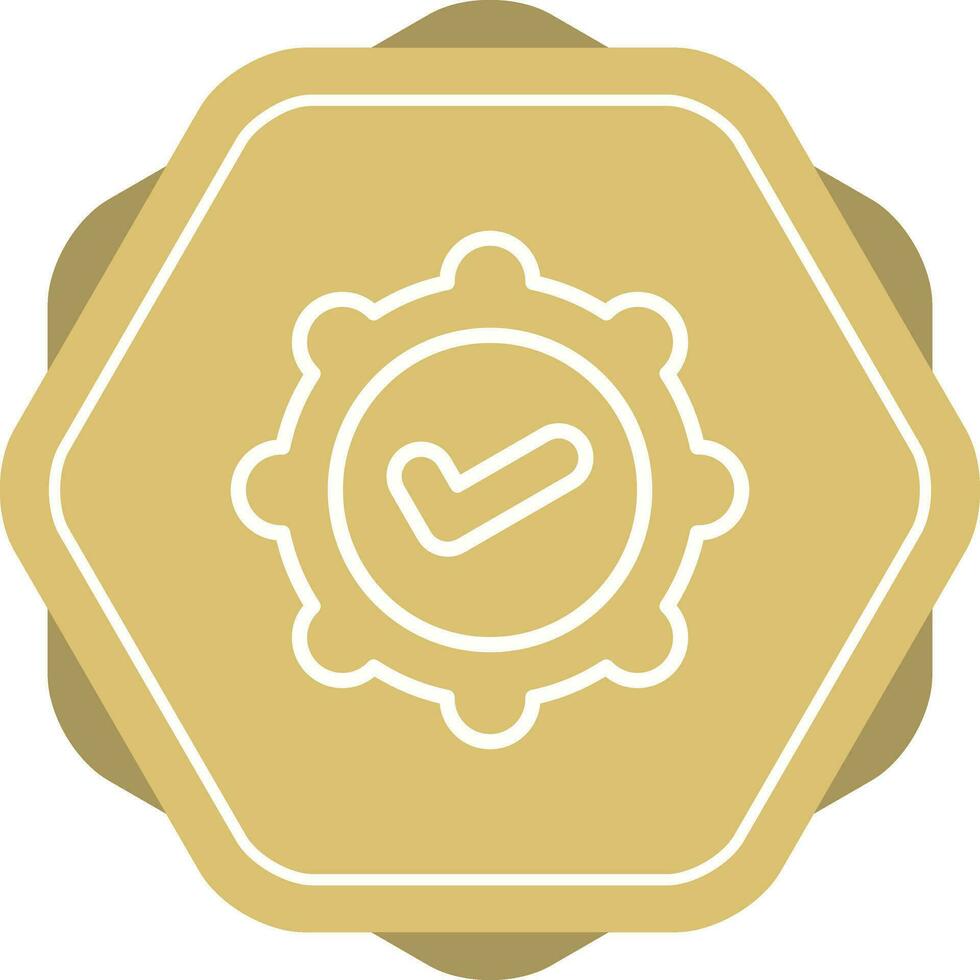 Badge Check Vector Icon