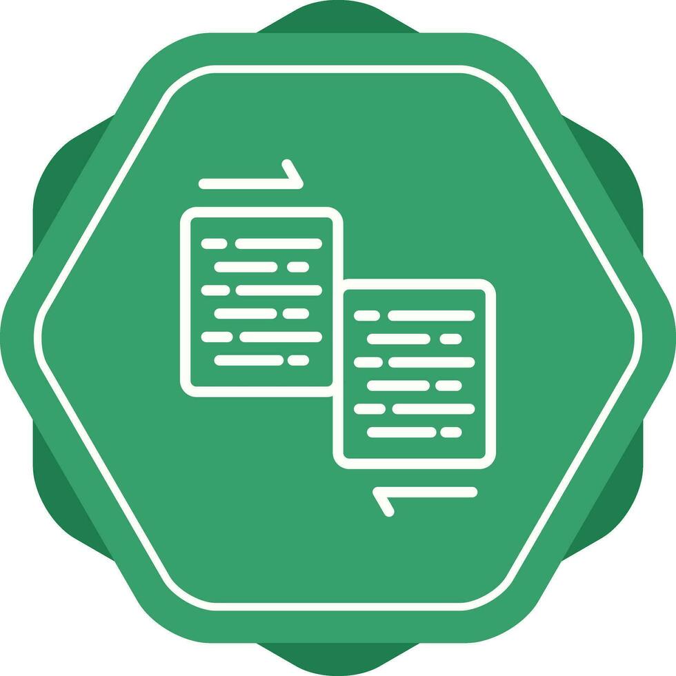 Document Merge Vector Icon