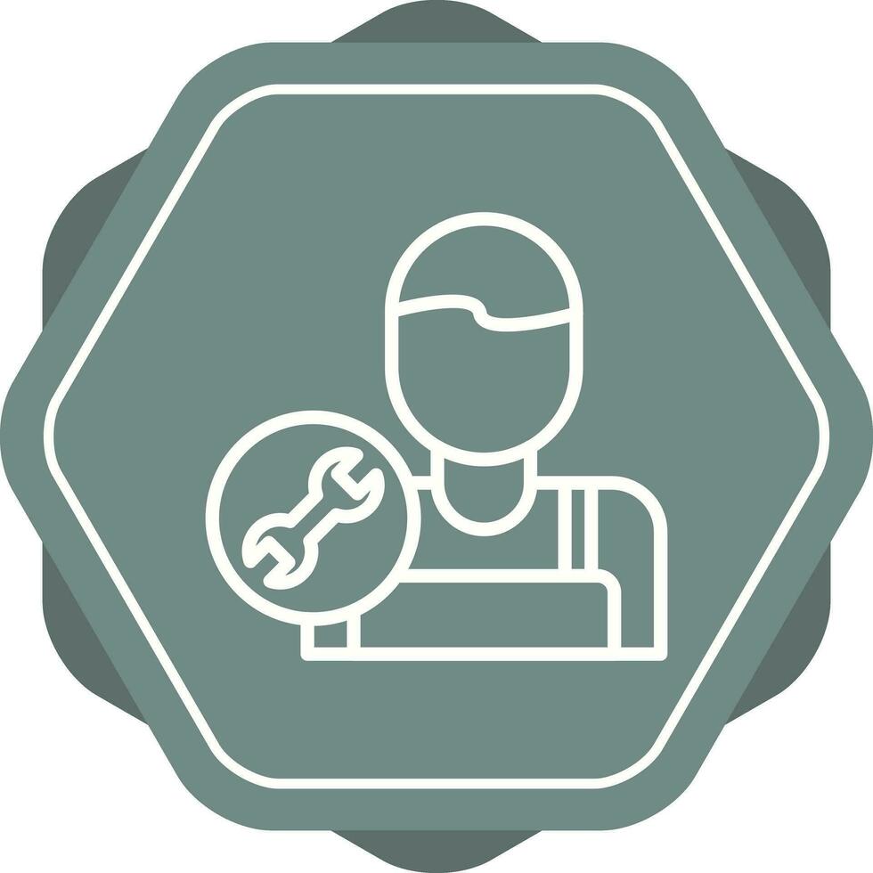 HVAC Technician Vector Icon