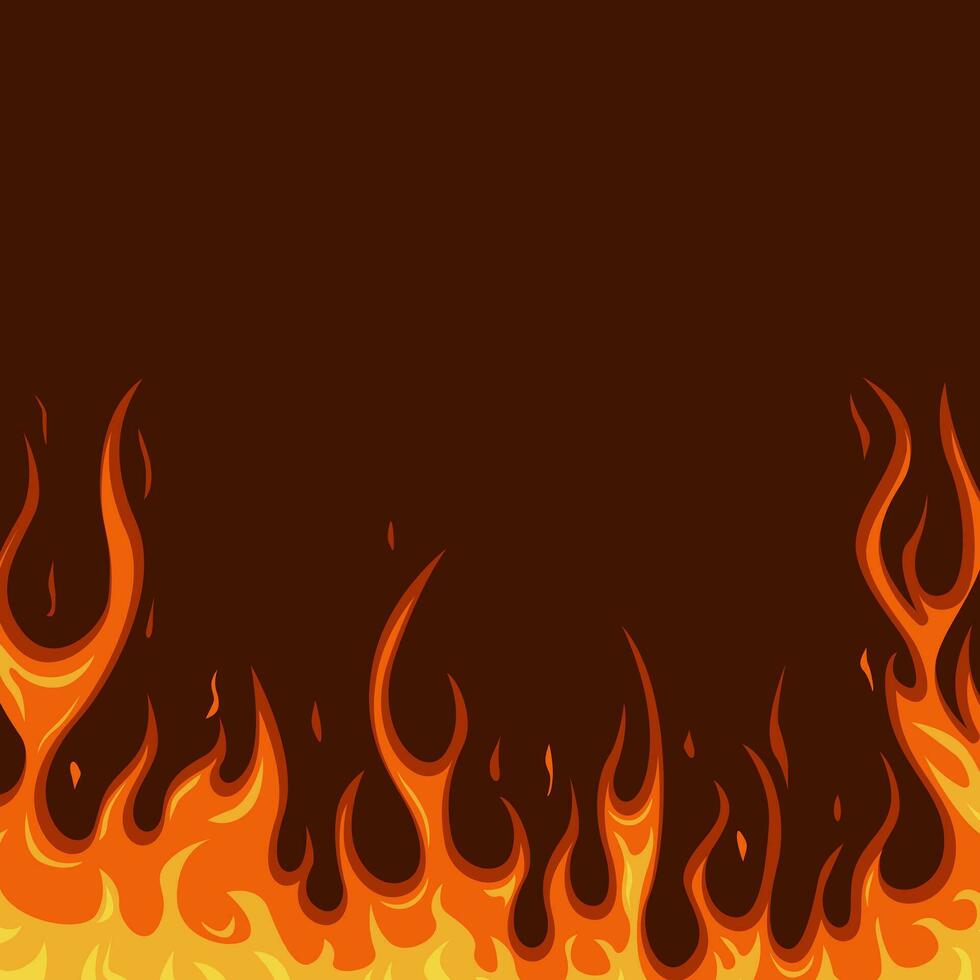 flat design style flames background vector