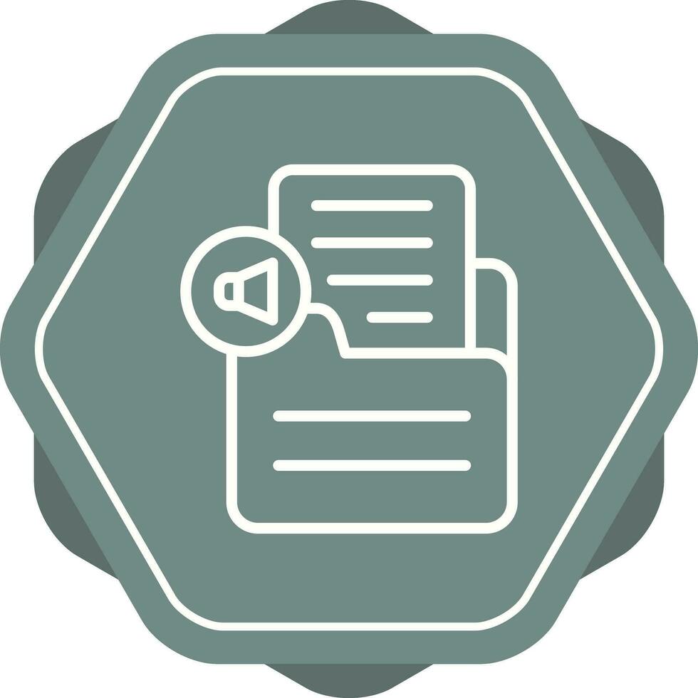 Document Insert Audio Vector Icon