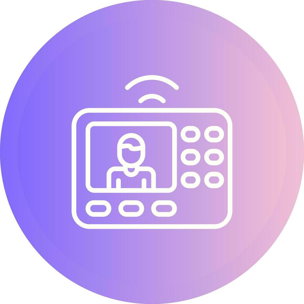 Intercom System Vector Icon
