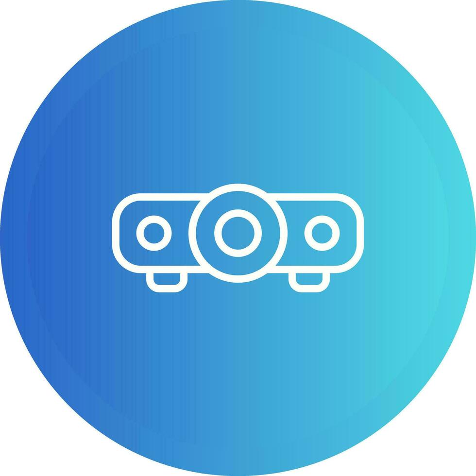 icono de vector de proyector