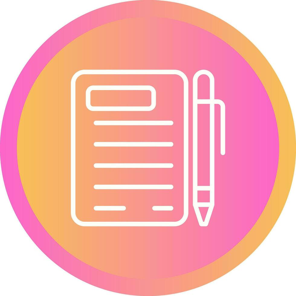 Contact Form Vector Icon