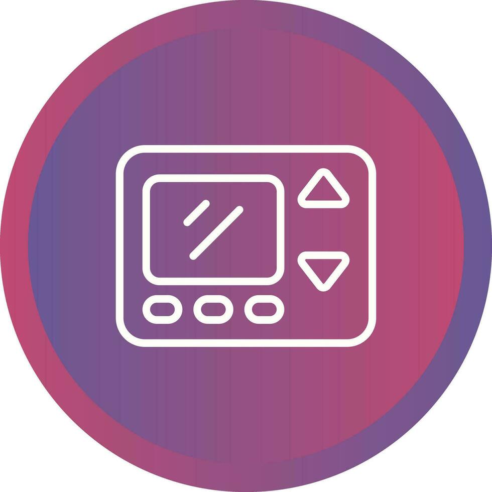 Smart Thermostat Vector Icon