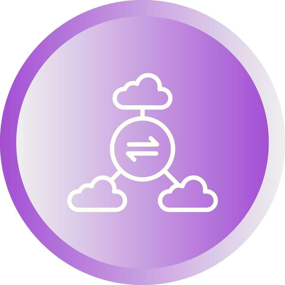 Multi-Cloud Vector Icon