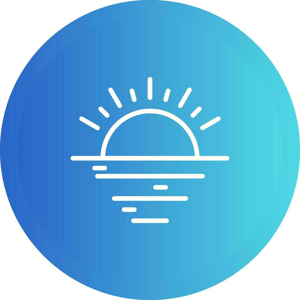 Sunset Vector Icon