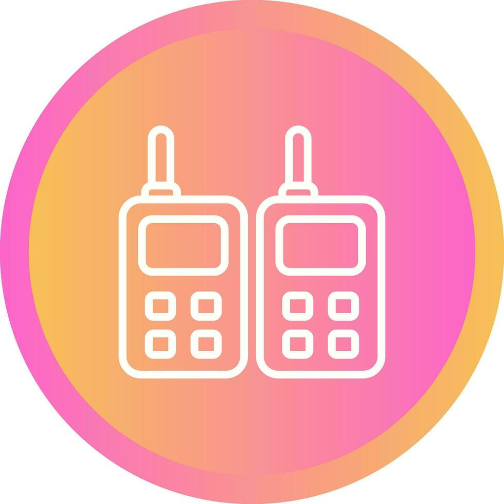 Two way Radio Vector Icon