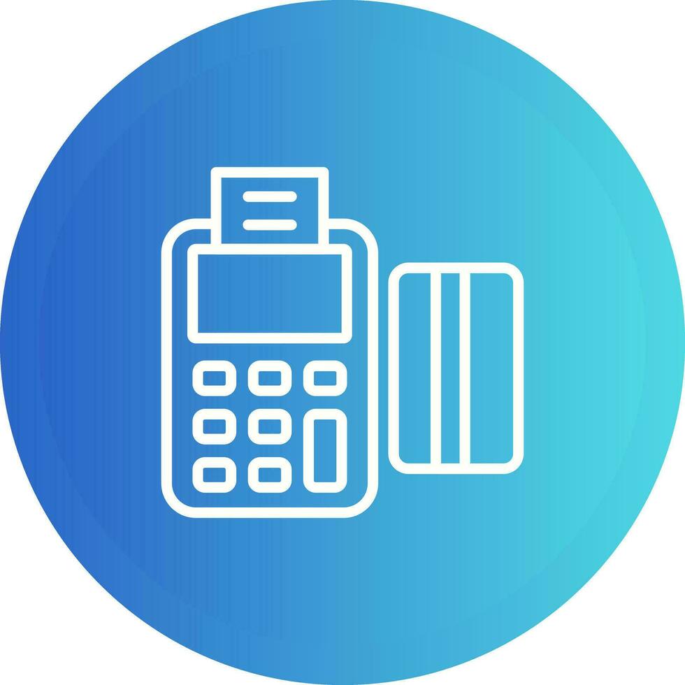 Point of Sale System Vector Icon