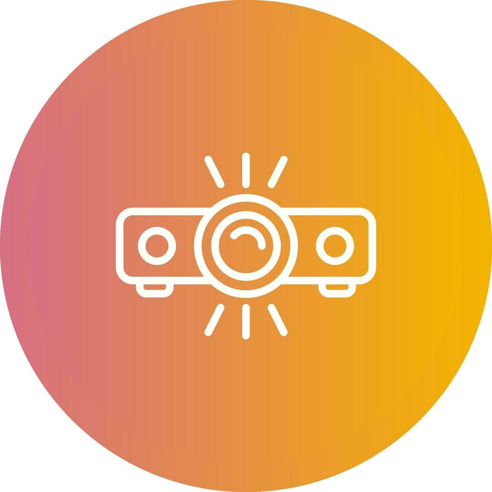 icono de vector de proyector