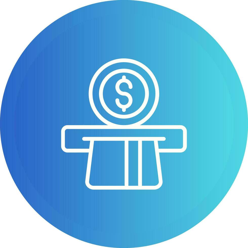 Automated Teller Machine Vector Icon