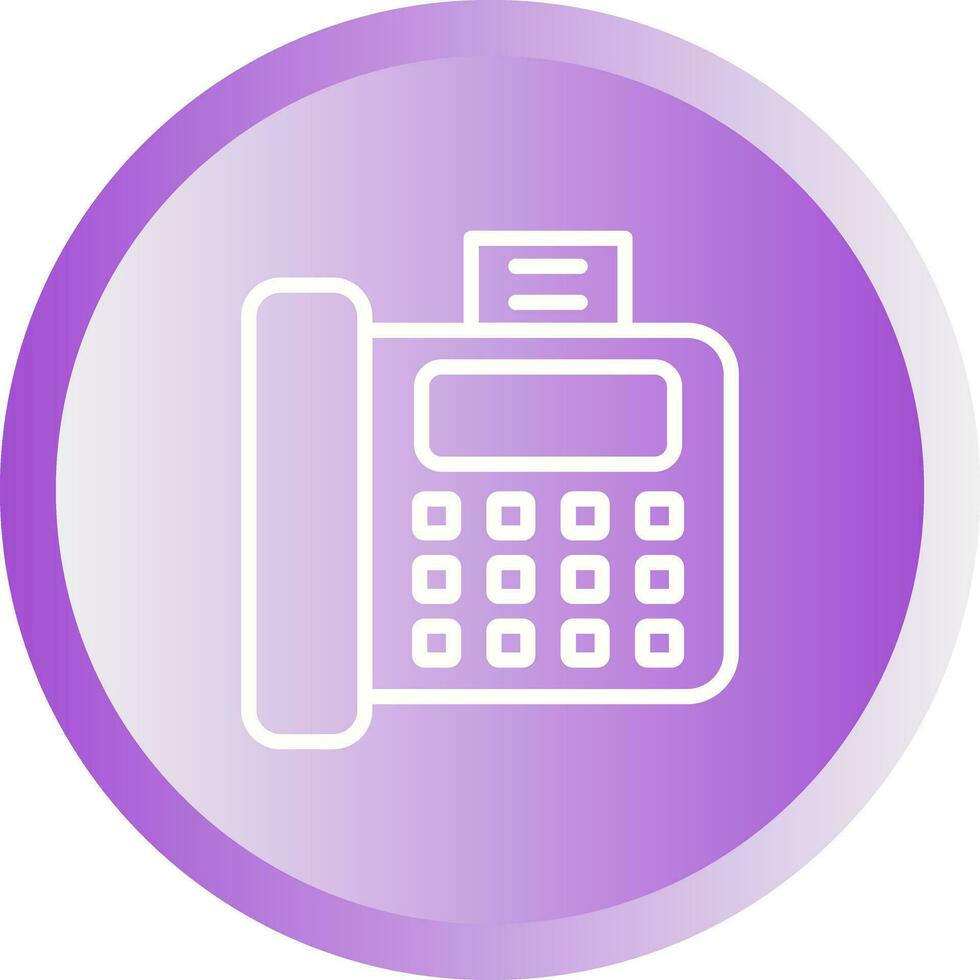 Fax Machine Vector Icon