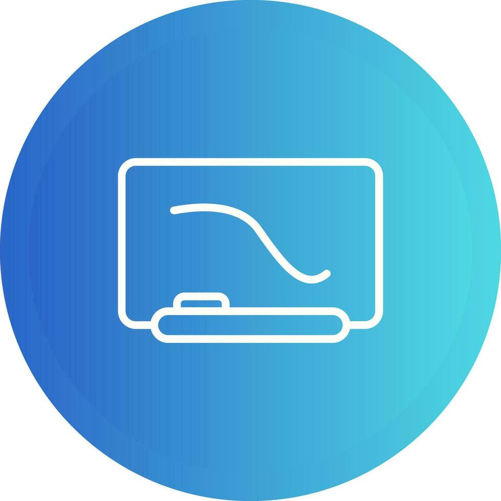 Interactive Whiteboard Vector Icon