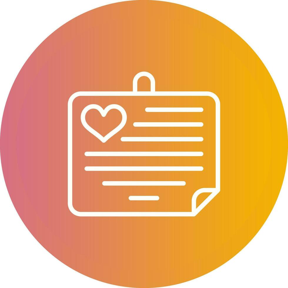 Love notes Vector Icon