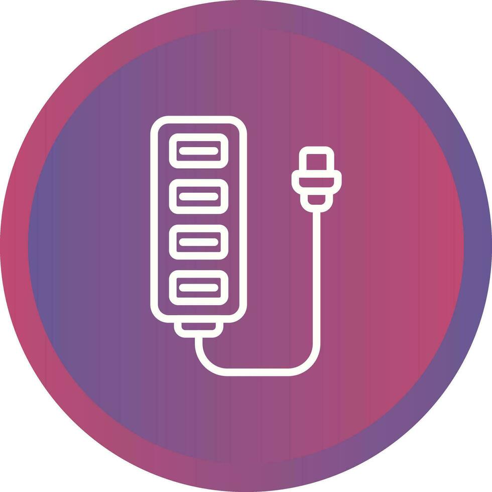 USB Hub Vector Icon