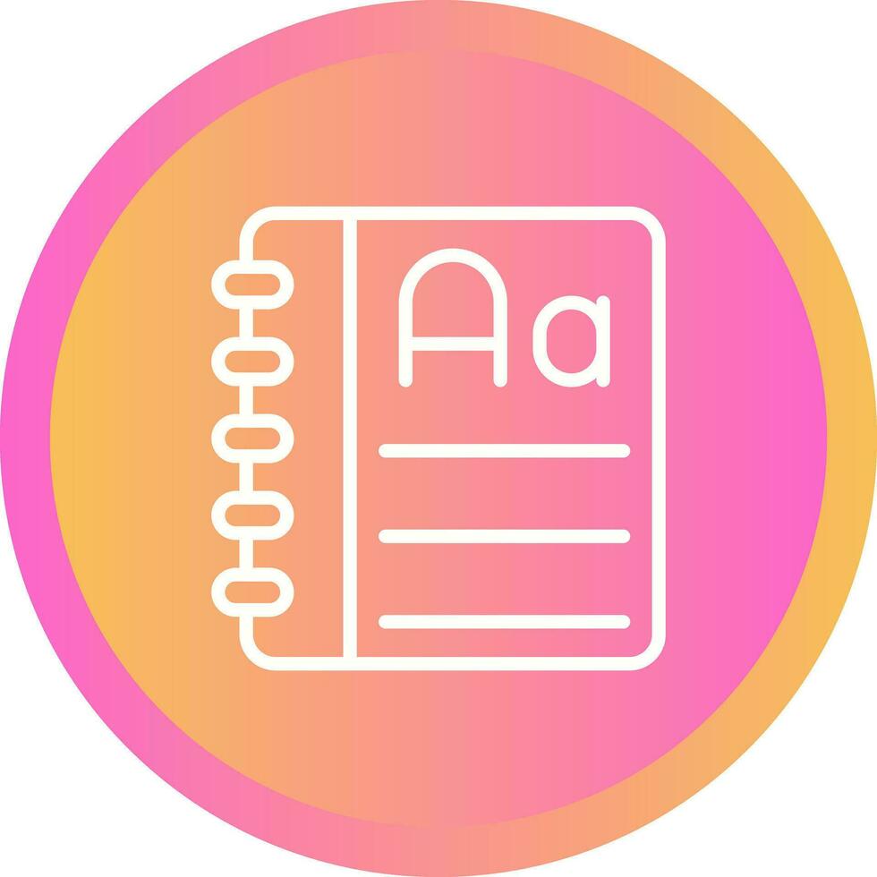 Thesaurus Vector Icon