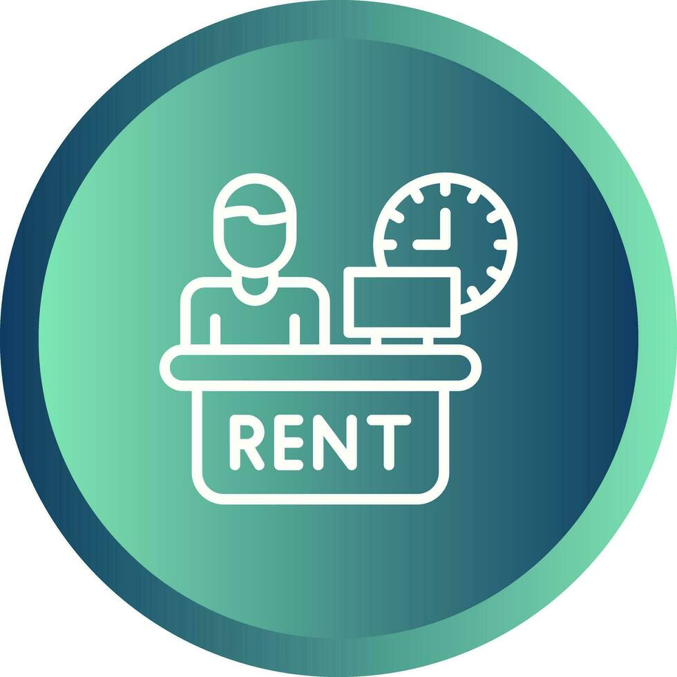 Rental Service Vector Icon