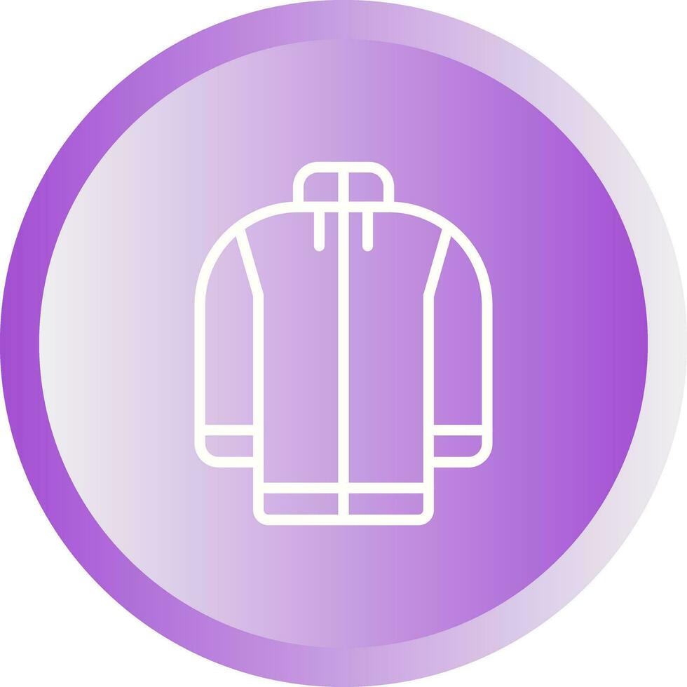 Fleece jacket Vector Icon