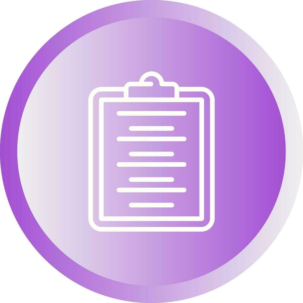 Writing Pad Vector Icon
