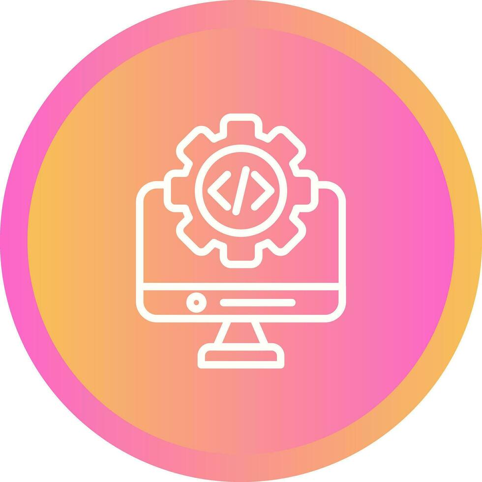 software desarrollo vector icono