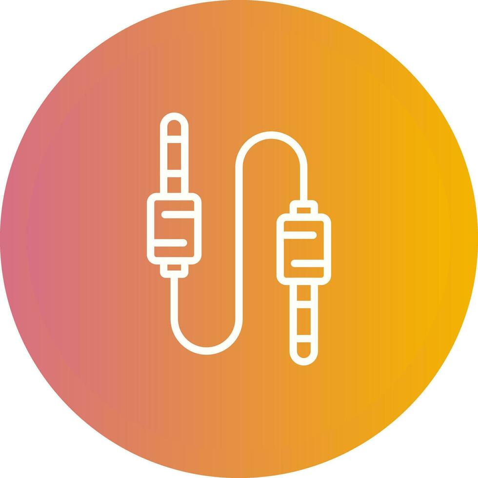 Audio Cable Vector Icon