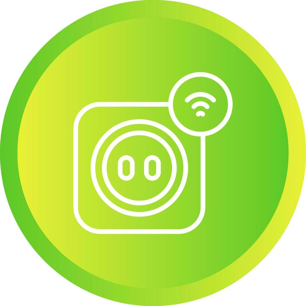 Smart Plug Vector Icon
