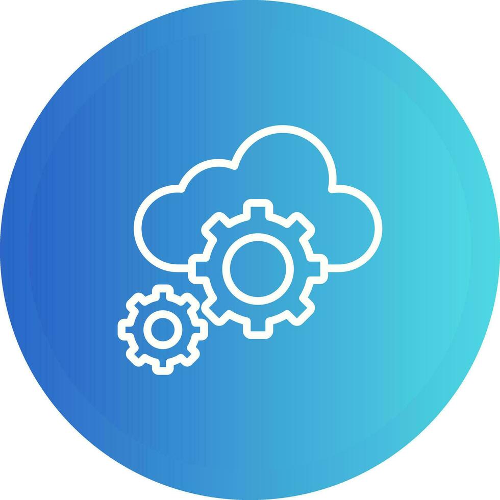 Cloud Orchestration Vector Icon