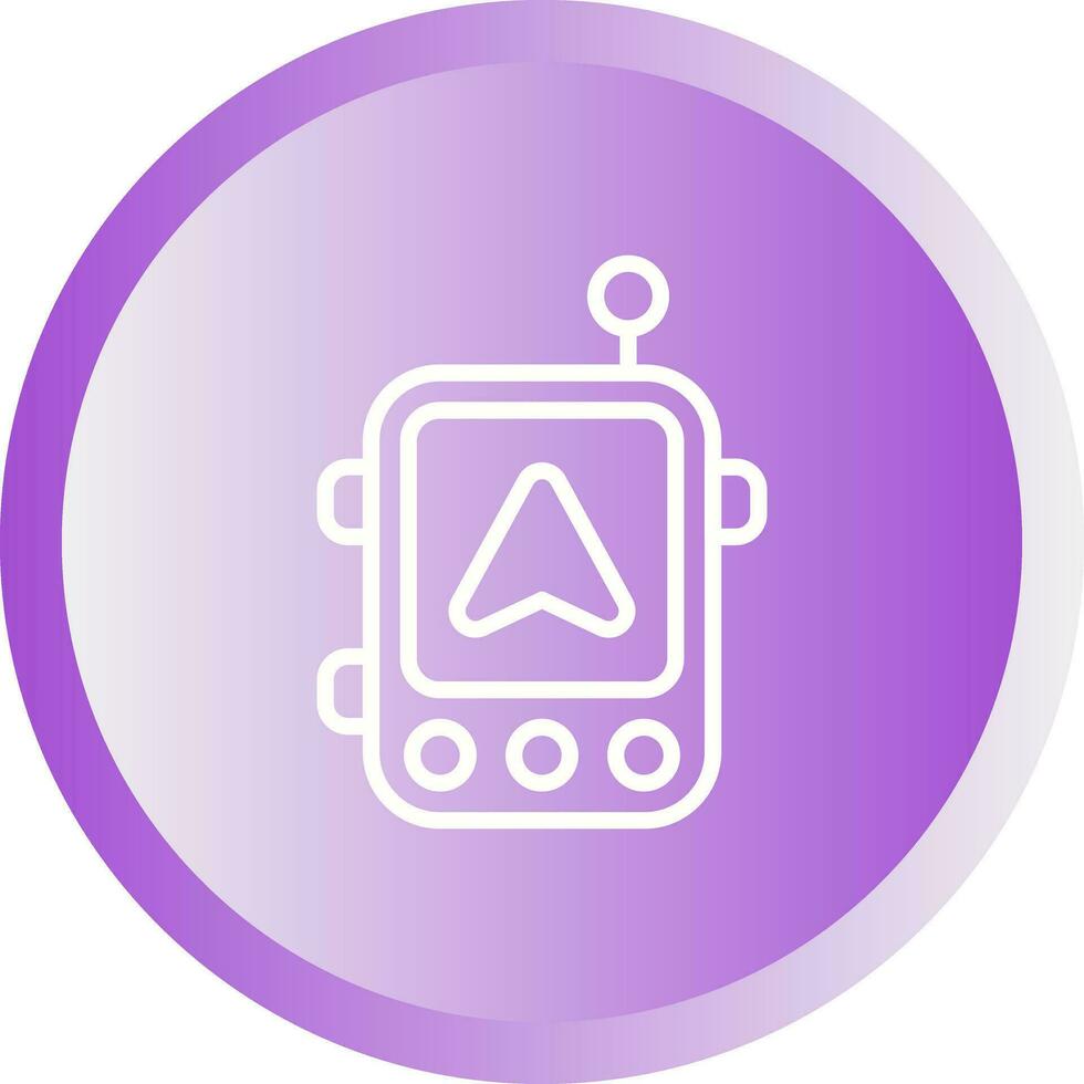 GPS Navigation Device Vector Icon