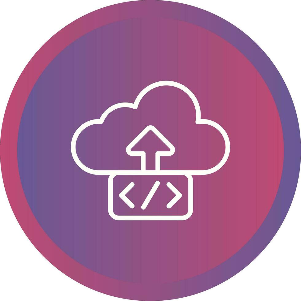 Cloud Deployment Vector Icon