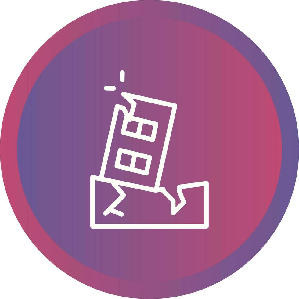 Earthquake Vector Icon