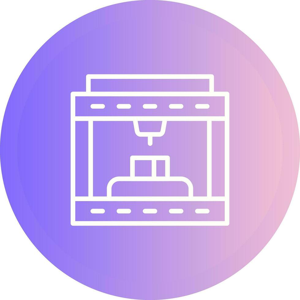 3d Printing Vector Icon