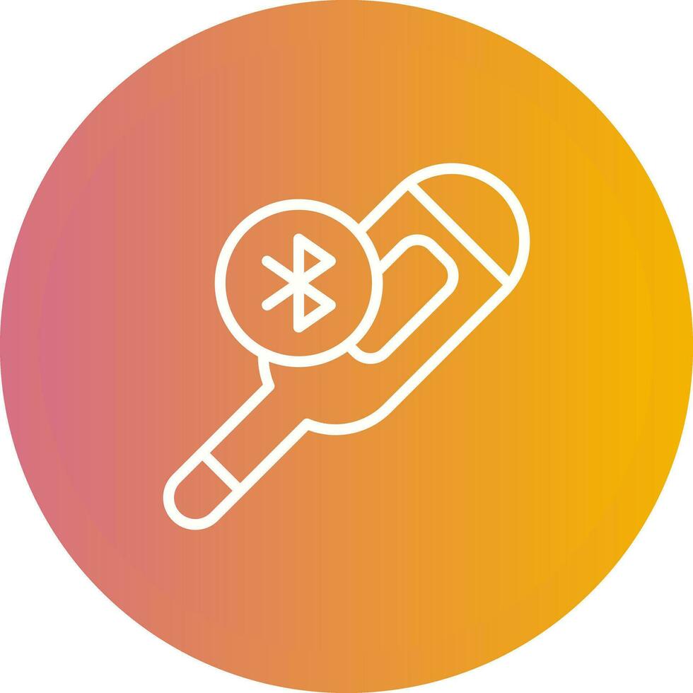 Bluetooth Thermometer Vector Icon
