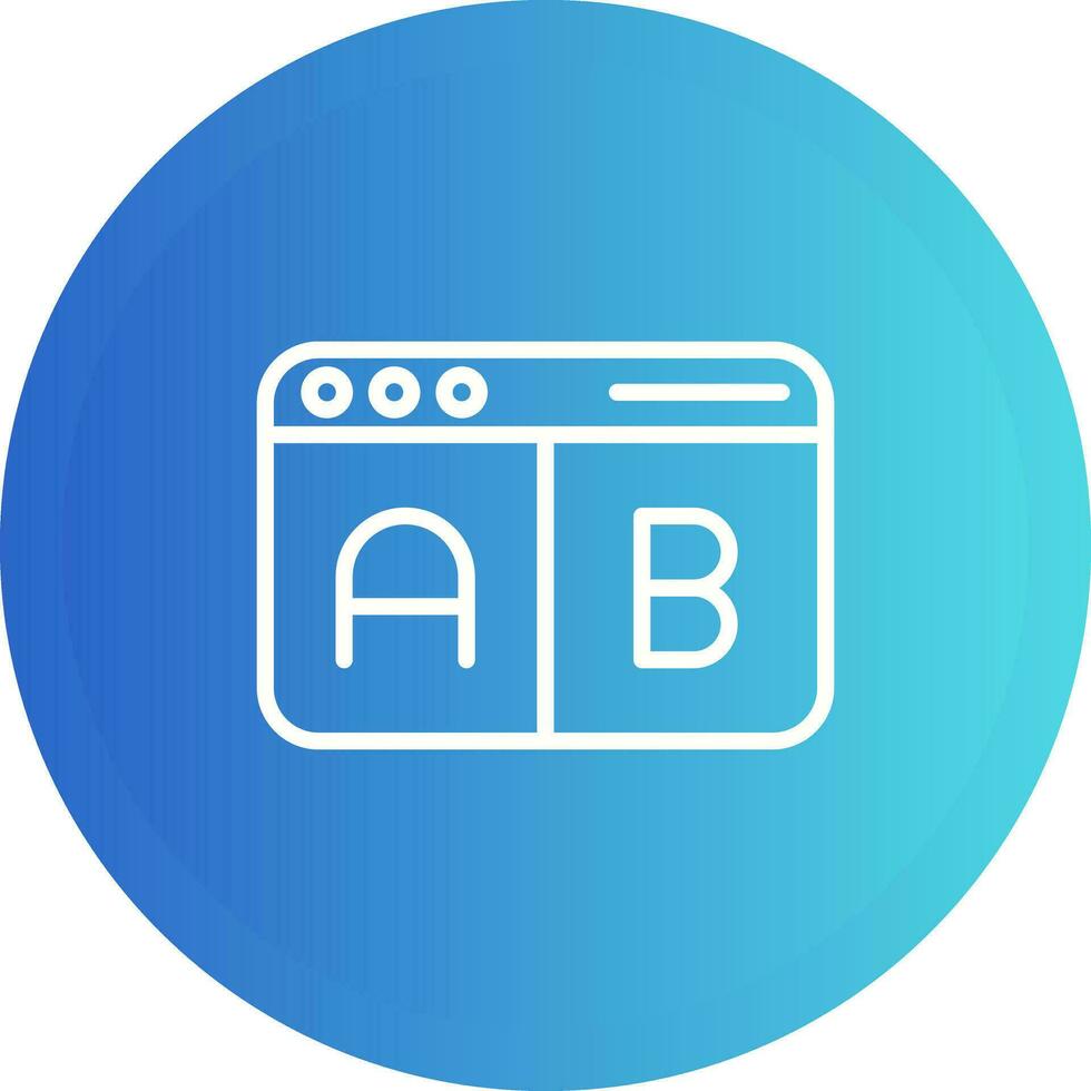 Multivariate Testing Vector Icon