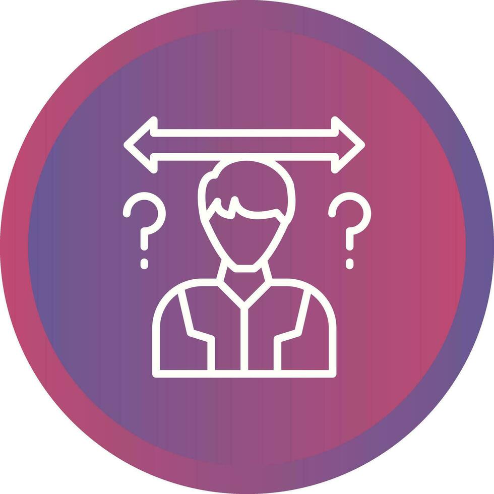 Uncertainty Vector Icon