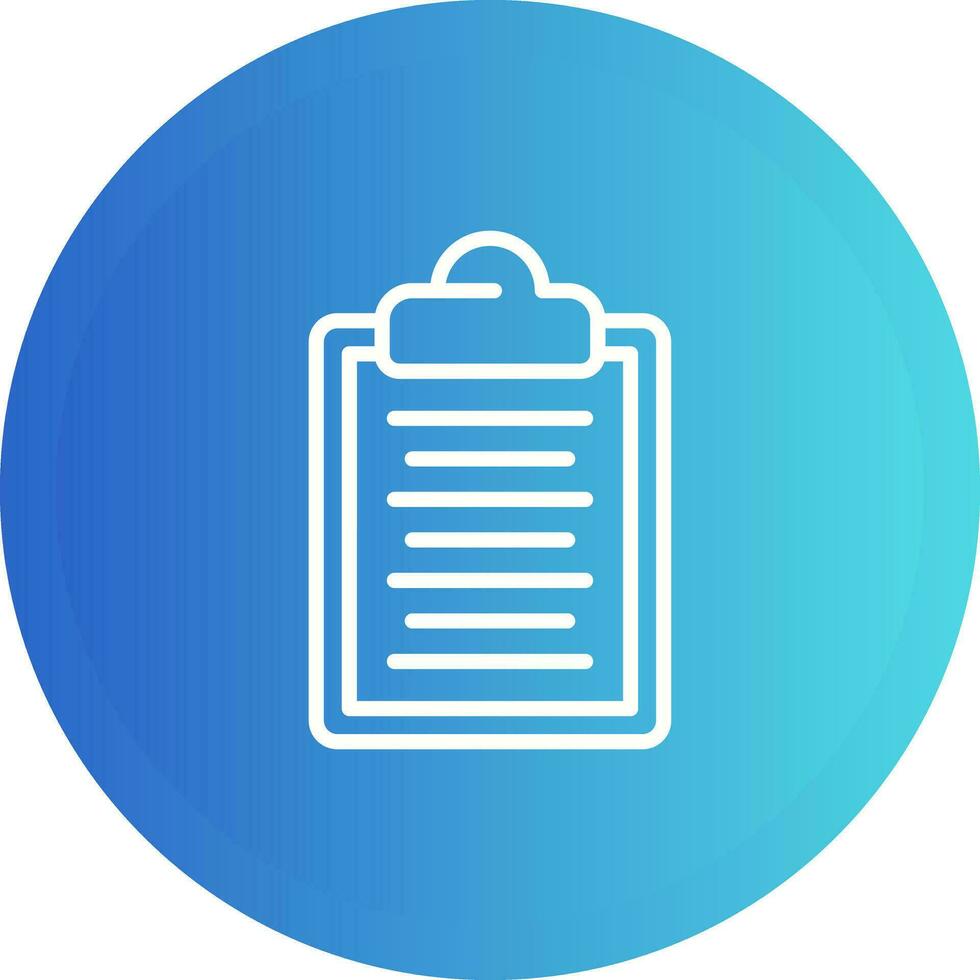 Clipboard Vector Icon