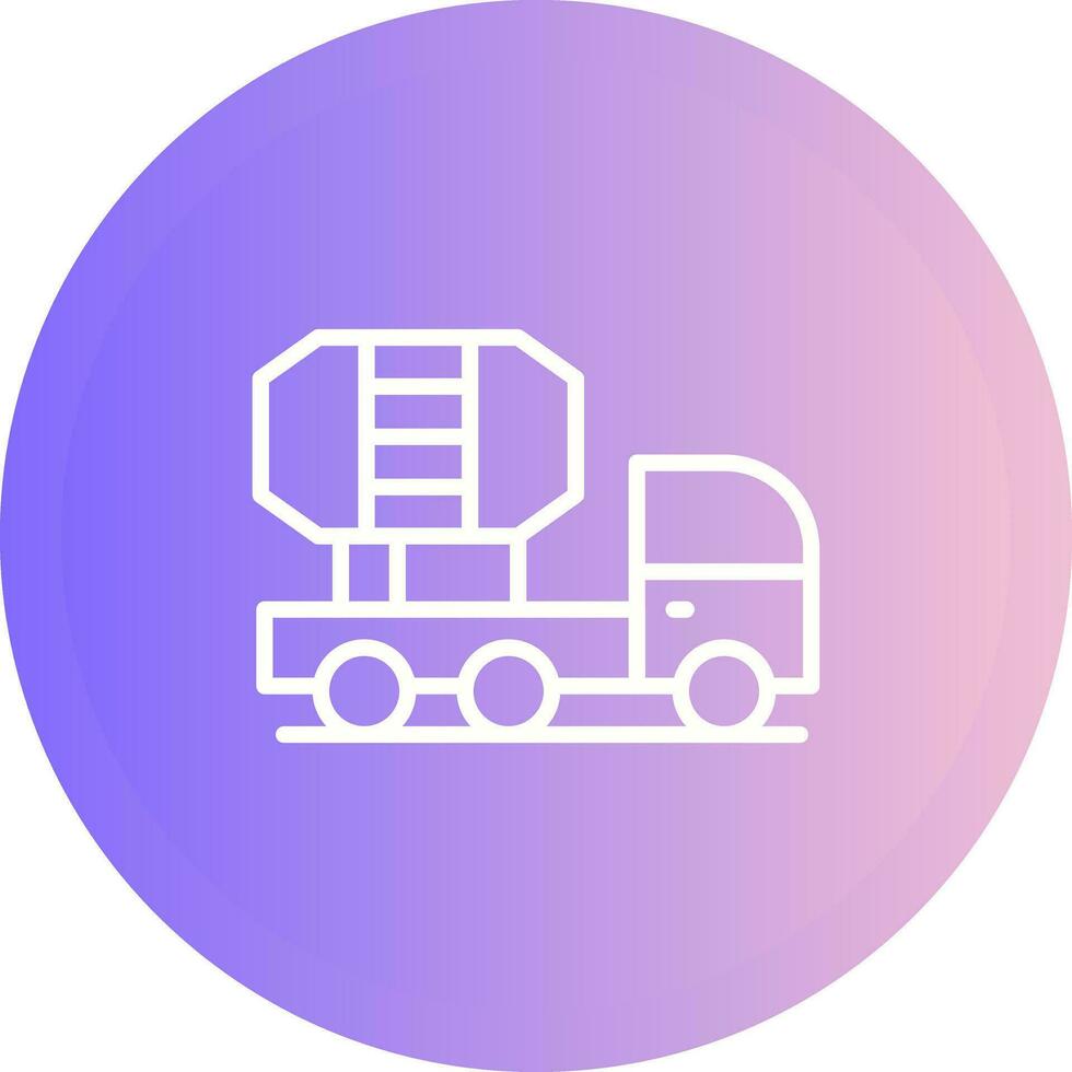 Mixer Truck Vector Icon