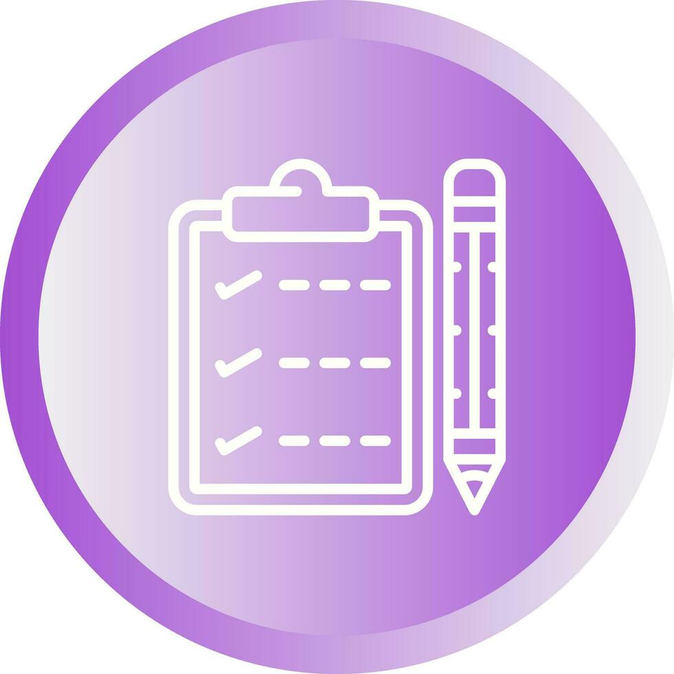 Writing pad Vector Icon