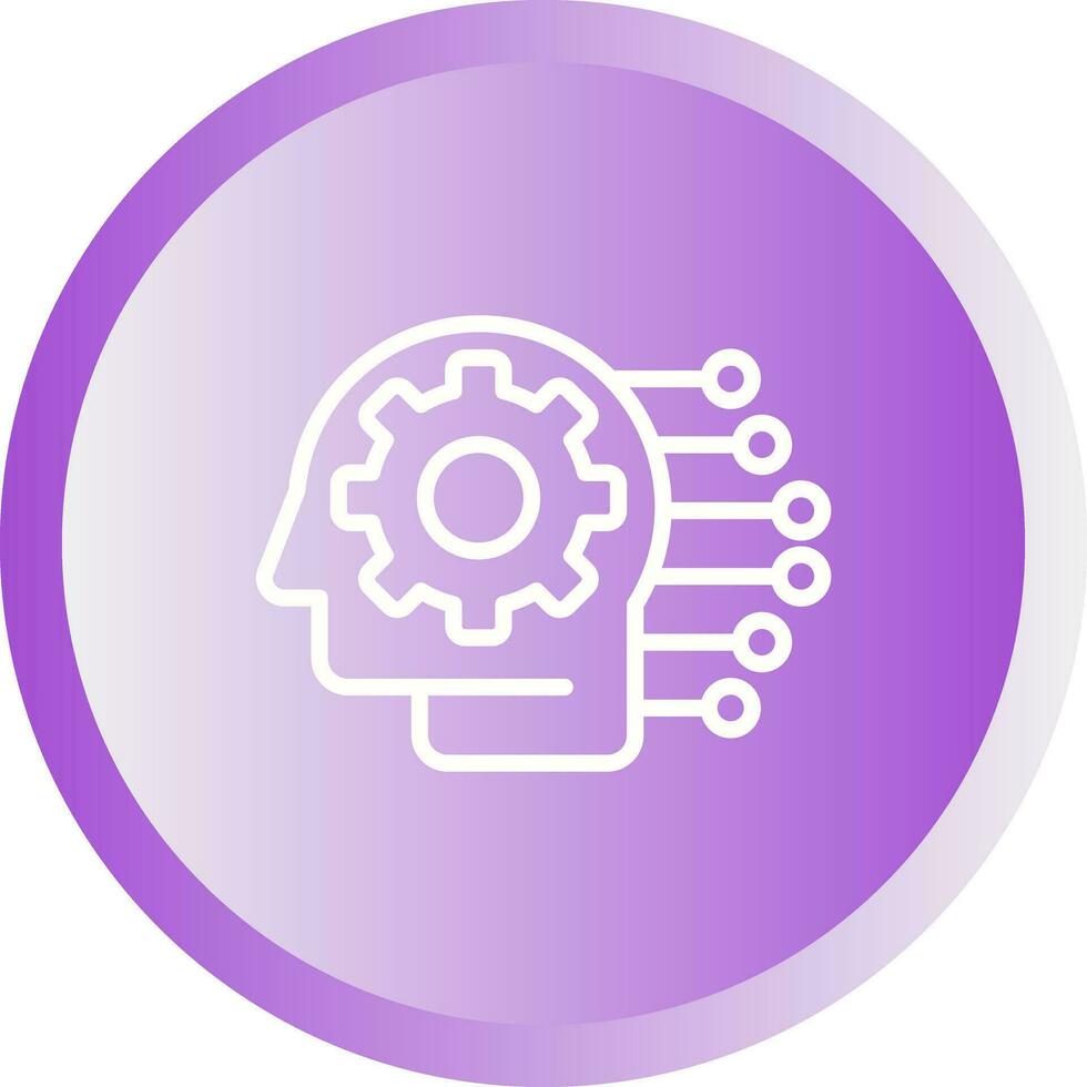 Machine Learning Vector Icon
