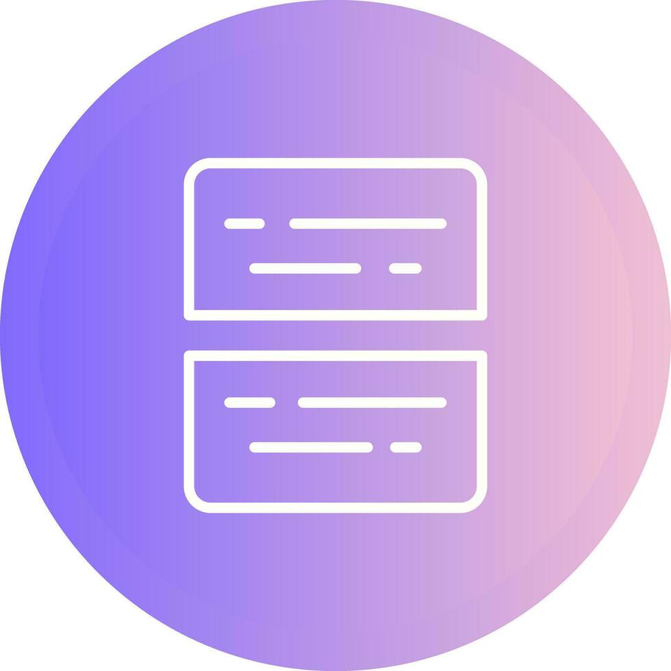 Document Split Vector Icon
