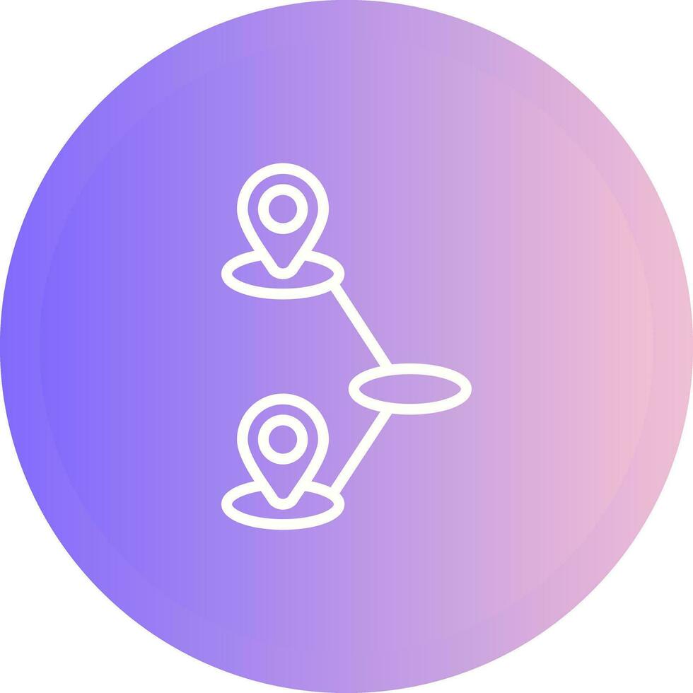 Journey Mapping Vector Icon